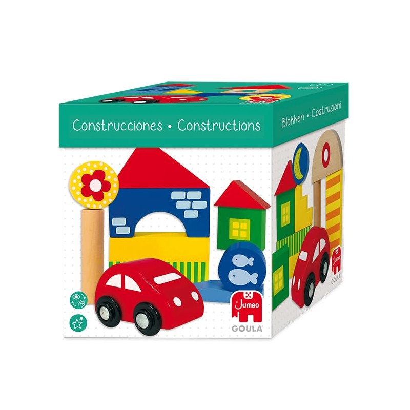Goula Wooden Construction Pack (26 Pieces)