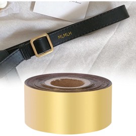 Sonhomay Hot Stamping Foil Paper, Gold, 3CM Width x 120M Roll, Ideal for Crafts & Scrapbook