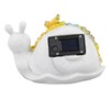 Solar Snail Statue Waterproof Cute Snail Figurine Succulents Garden Ornament