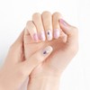 BEAUTYAVENUE Real Gel Nail Stickers, Color: Rose Aura Papillion