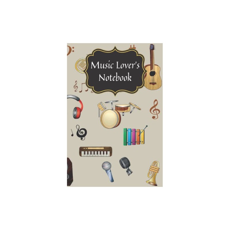 Music Lover's Notebook: A great gift for musicians or music