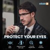 ORANZI Reading Glasses Men - Blue Light Readers for Computer