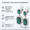 Earring Lifter Backs, EBFDOH Earring Backs for Droopy Ears 4PCS