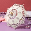GALPADA Ombrello Con Pizzo Per Ombrello Da Sposa Ombrellone Ricamato