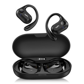 Open Ear Headphones,Bluetooth 5.3 Air Conduction Headphones ,Comfortable for Long Wear ,Powerful Bass,AI Clear Calls,30H Playback,IPX6 Light Weight Open Ear Earbuds with Ear-Hook for Workout,Running