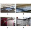 ArrErr 2 Yards Fabric Hemming Guide Adjustable Unrolling Sewing on