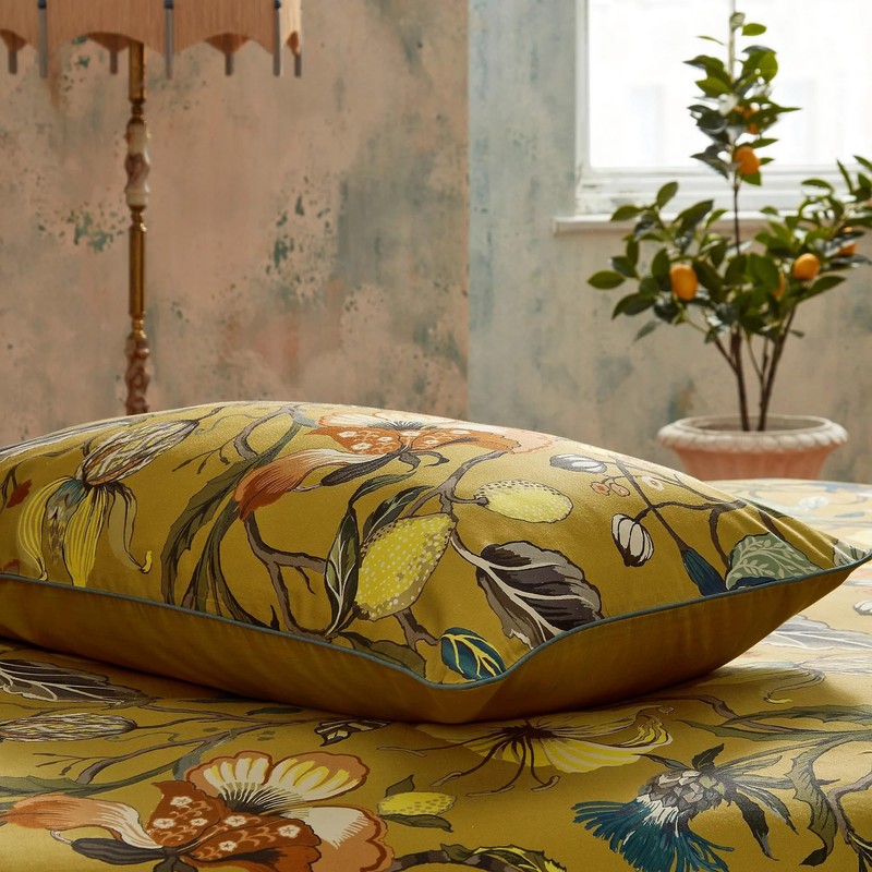 Edinburgh Weavers MORTON/D05/CHI Cotton Edinburgh Weavers Morton Pillowcase, Chintz, Pair,