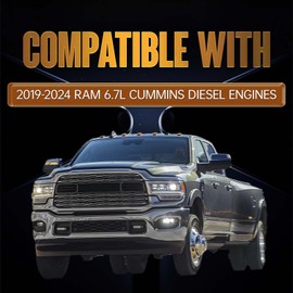 Fuel Oil Filter Set Fit for 6.7L Cummins Diesel Compatible with 2019-2024 Ram 2500 3500 4500 5500 Turbo, Replace 68157291AA 68436631AA 5083285AA