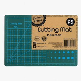 Cutting Mat Self Healing Craft Double Sided Grid Lines 5ply Thick Board A5
