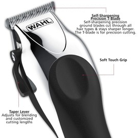 Wahl - Kit completo de corte de pelo 79524-5201 Chrome Pro de 25 piezas