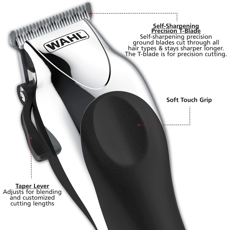 Wahl - Kit completo de corte de pelo 79524-5201 Chrome