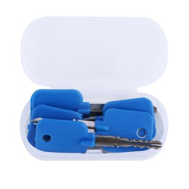 QiDAi 5 Pieces Cross Lock Pick Wrench, Various Stainless Steel Master Keys for Cross Locksmiths and Beginners Training Tool (Tool)