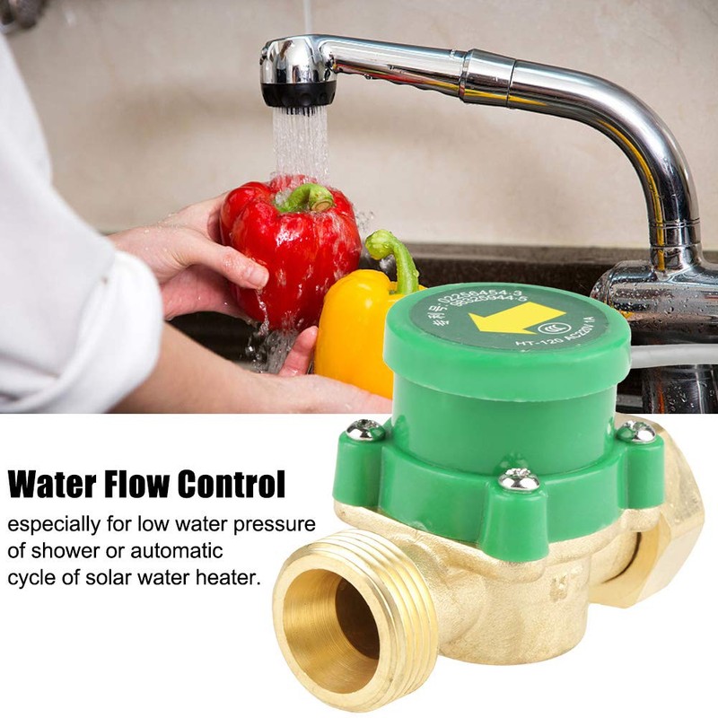 Water Flow Switch, AC 220V G3/4"-3/4" Thread Water Pump Flow