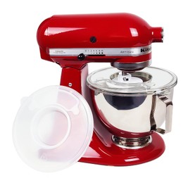 KitchenAid 4.5-5 Qt Tilt-Head Stand Mixer Bowl Covers with Extra Pouring Window, Dishwasher Safe Lid to Prevent Spilling (Pack of 1)