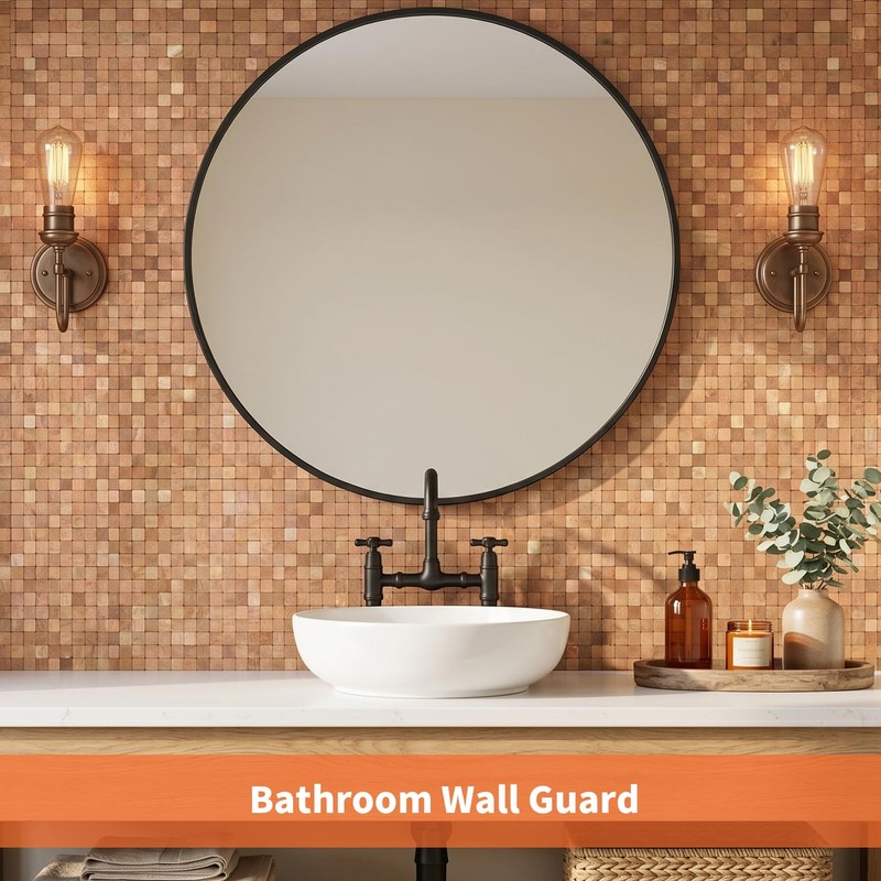 OYASIMI 10-Sheets Metallic Peel and Stick Backsplash Mosaic Tiles, Retro