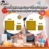 Ottin - Servilletas desechables de papel dorado macizo de 6.5