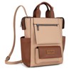 Wrangler Convertible Backpack with Adjustable Strap for Women:_C-Beige