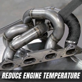 Unbranded Exhaust Header Wrap Heat Wrap for exhaust pipes Exhaust Tape Pipe Heat Tape