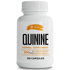 SIRUNES Leg Cramps Relief Quinine Capsules – Natural Cinchona Bark Supplement for Cramp Defense & Digestive Health – 1000mg Quinine Pills, 120 Tablets, Non-GMO, Gluten-Free