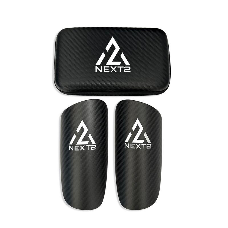 MATTE CARBON FIBER SHIN GUARDS - Size: Small
