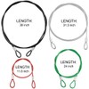 DanziX TSA Approved Lock and 4 Colors Stainless Steel Safety