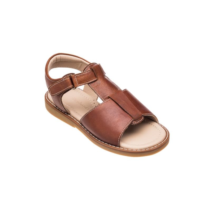Elephantito Baby-Boy's Sandal, Natural, 4 M US Toddler