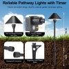 Neymlya Low Voltage Pathway Lights with Timing Plug, Low Voltage