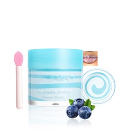 Easilydays Lip Plumper Nourishing Flavor Lip Mask, Intensive Volume Care for Plump Bouncy Lips, Reparing Lip Lines, Plumping, 24hrs Long-Lasting Deeply Moisturing, Gifts for Women, 05#Blueberry