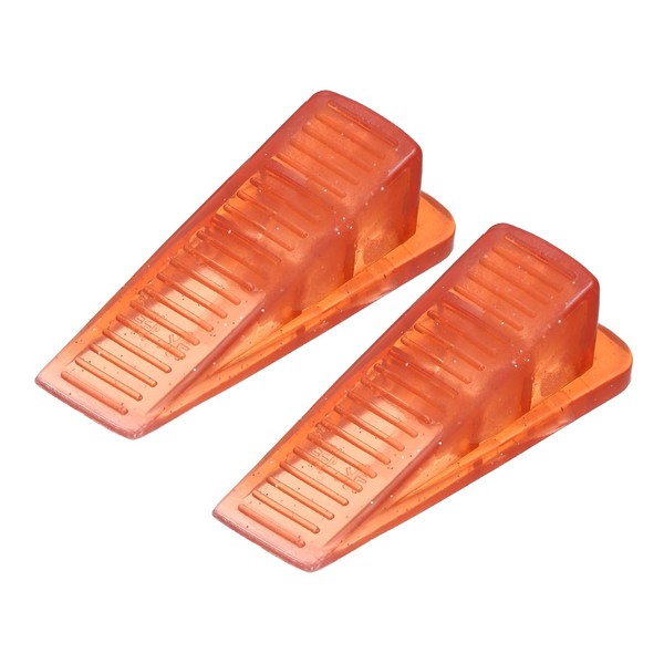 uxcell 2Pcs Door Stoppers for Bottom, Silicone Anti-Slip Door Stopper