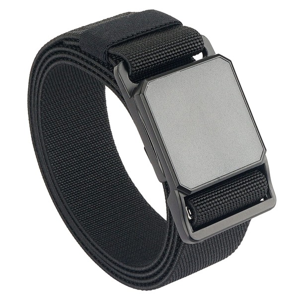 NVKIC Tactical Elastic Belts for Men Quick Release Magnetic Buckle