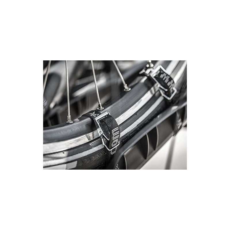 Eufab Bike Rack Tie Down Straps Black 12027