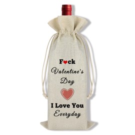 Ximalun Valentines Gifts for Him Her Valentine's Day Wine Bag Gift Valentines Gifts for Women Men Boyfriend Girlfriend Husband Wife Valentine's Day Decorations