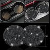 NBTEPEM 30 Pcs Black Bling Car Accessories Set for Women,
