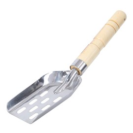 VGEBY Stainless Steel Winter Ice Fishing Scoop Fishing Skimmer with Wooden Handle Ice Fishing Tools and Accessories Fishing Tackle