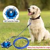 TOPKNOT Dog Tie Out Stake for Camping(up to 200lbs),360°Swivel Dog
