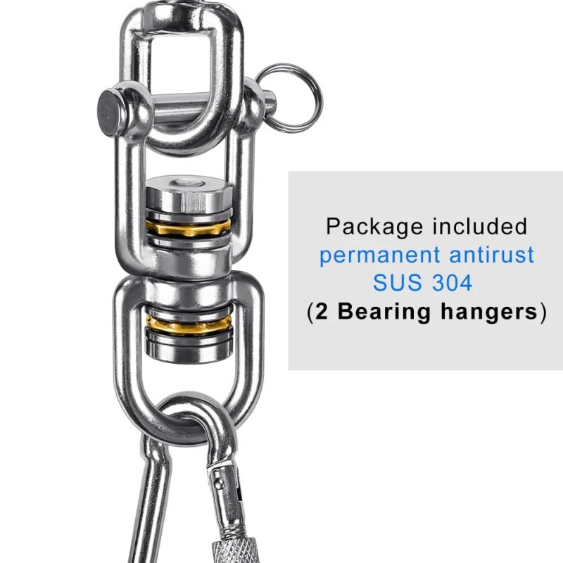 Benelabel Heavy Duty Swing Swivel Stainless Steel 360 Rotation Device