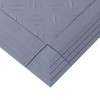ISL Garage Tile, Solid Side Parts, Male Type, Gray, Set