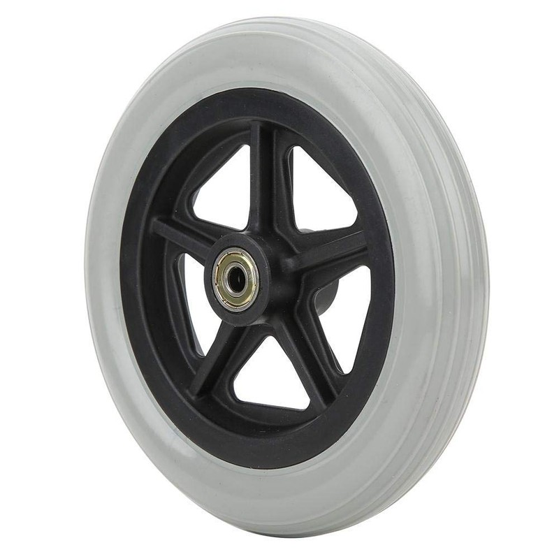 Wheelchair Casters 7" (176mm) 608ZZ Bearings Rubber