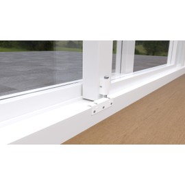 Endura Flap Slidelock | Heavy-Duty Steel Lock for Sliding Glass Doors & Windows | Easy Install | for Pet Door Panels & Home