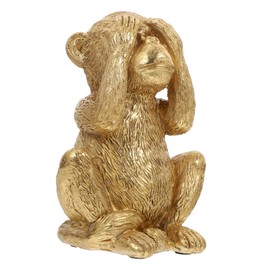 Kichvoe Resin Monkey Figurine Stylish Desktop Adornment Unique Home Decor Craftsmanship for Vibrant Decoration Space Saving Ornament for Any Room