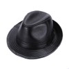 Sandy Ting Sheepskin Leather hat Classic Cowboy Fedora Hat (X-large/23-24in)