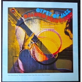 Django Reinhardt - Gypsy of Jazz - Vintage Album Cover Poster