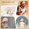 FwQoFvk Hair Drying Caps with Elastic Strap, Soft Absorbent Head