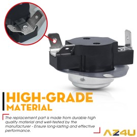 AZ4U 3 Pack 6931EL3003D Dryer Element Thermal Fuse & 6931EL3001F Thermostat, 6931EL3002M Blower Thermostat Replacement for LG and Kenmore Dryer Models PS3530485 DLE5955W DLEX3470V DLE2301W Etc