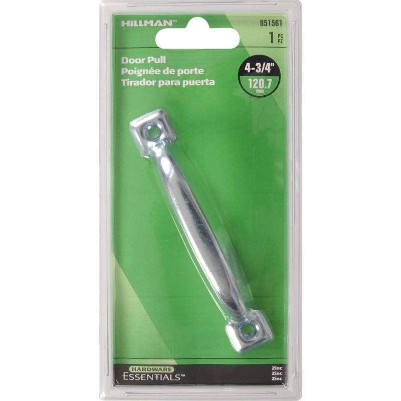 Hardware Essentials 851561 Plated Screen Door Pull Zinc 4-3/4"
