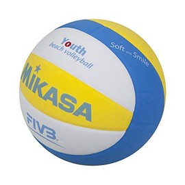Mikasa Youth Ball Sbv Beach Volleyball Blue/White / Yellow, 5, 1629