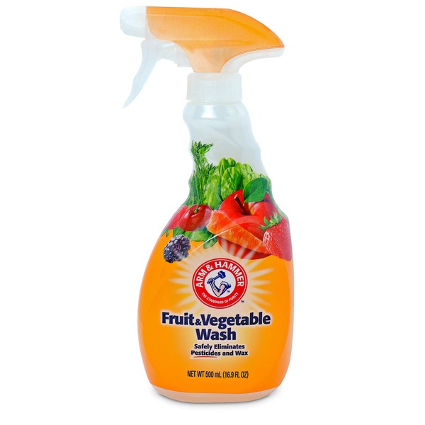 Arm & Hammer Fruit & Vegetable Wash, Produce Wash, Produce Cleaner, 16.9oz Spray, Pack of 1