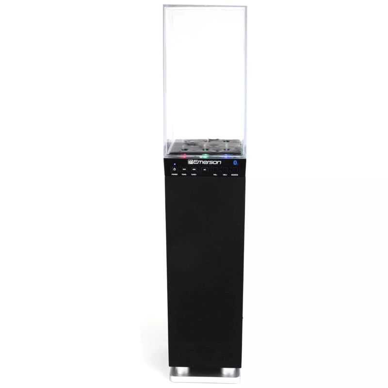 Emerson Dancing Water Light Tower Speaker System Floor Standing w