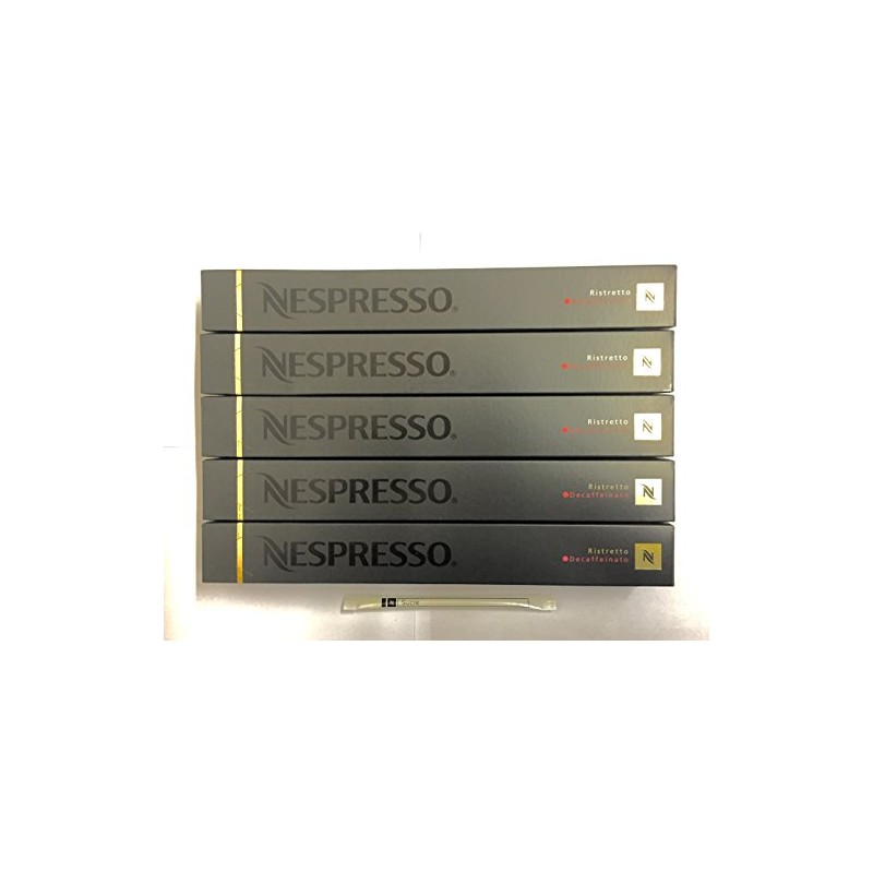 50 Nespresso Ristretto Decaffeinato Coffee Capsules Inc 1 Stick Of
