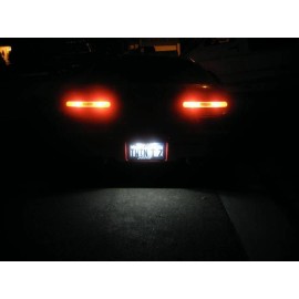 LED White License Plate LED Bulbs (2pc) For Nissan 300zx Z32 Turbo NA 1990-1996